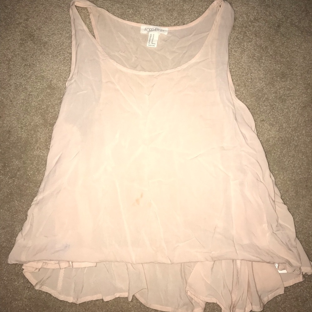 Light pink top